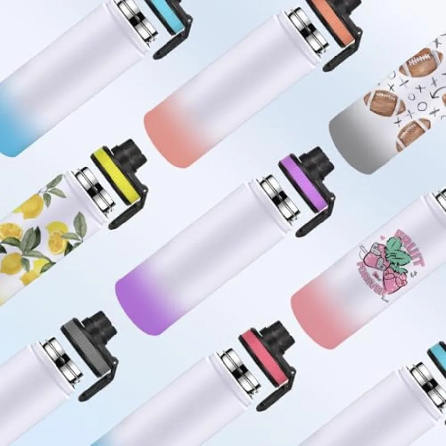 Sublimation Stainless Steel Sports Water Bottle Blanks With Wide Mouth