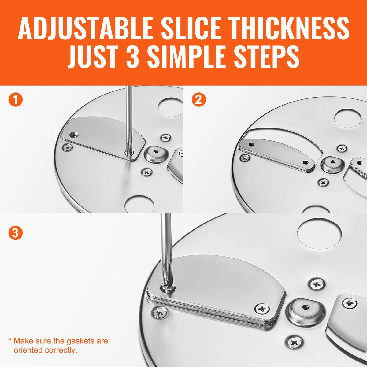 SucceBuy 4 In 1 Electric Vegetable Slicer And Food Cutter