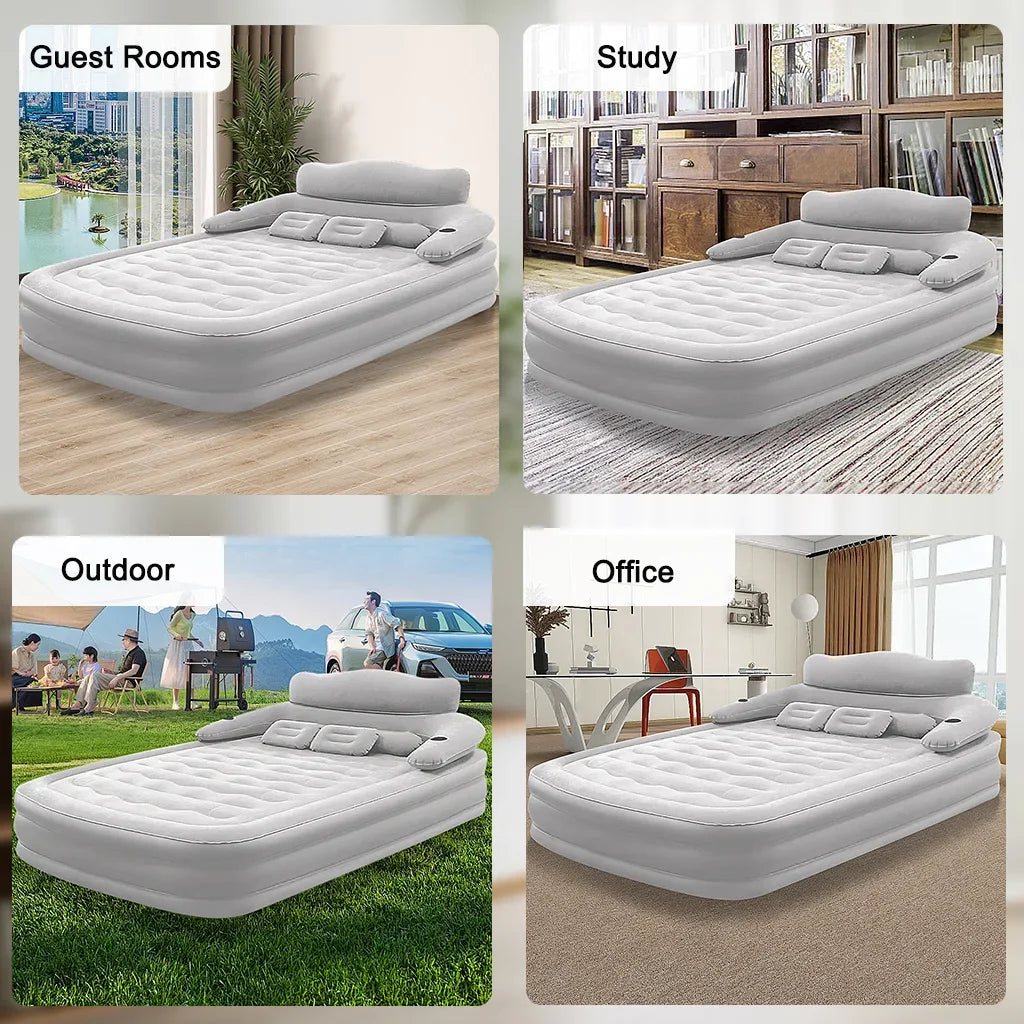 Automatic Inflatable Camping Mattress With Built In Pump for Indoor Outdoor Use