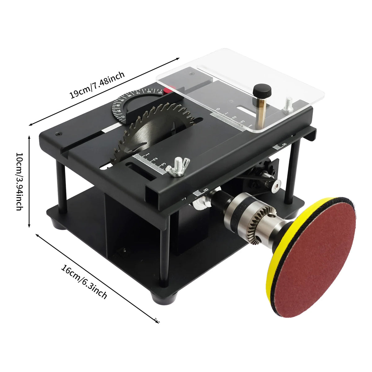 Multifunctional Mini Table Saw for DIY Woodworking and Crafting