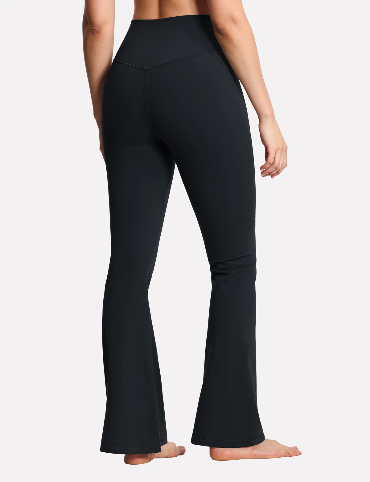 THE GYM PEOPLE Women's High Waist Flare Yoga Workout Leggings