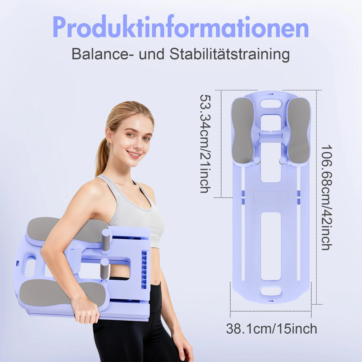 Foldable Pilates Ab Board 5-in-1 Multifunctional Core Trainer