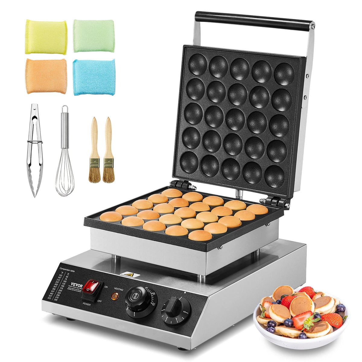 SucceBuy Electric Dorayaki And Dutch Pancake Maker With Temperature Control
