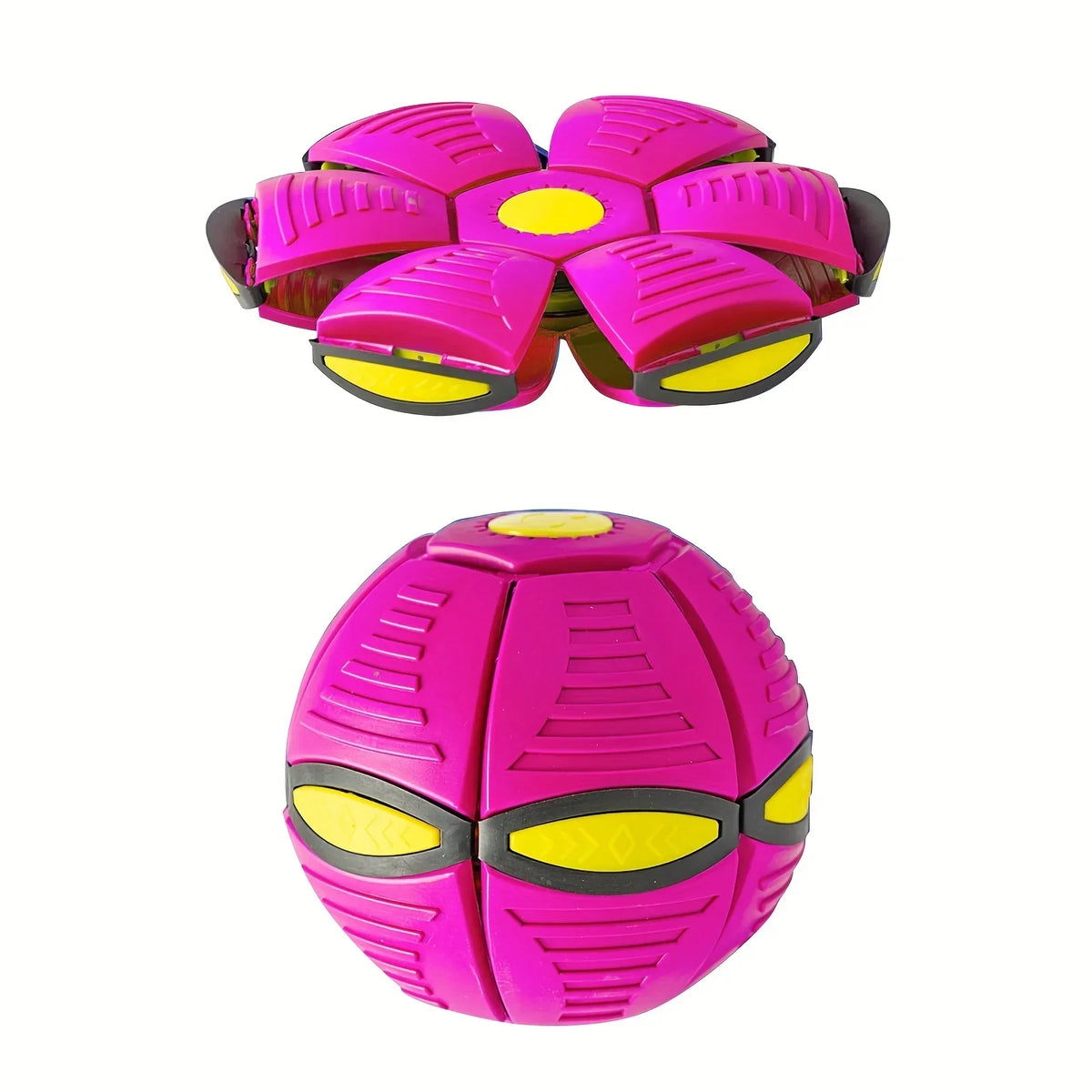 Flying Saucer Bouncing Ball Dog Toy For Outdoor Exercise