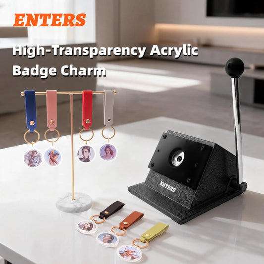 Acrylic Keychain Making Machine Kit With DIY Craft Press Supplies