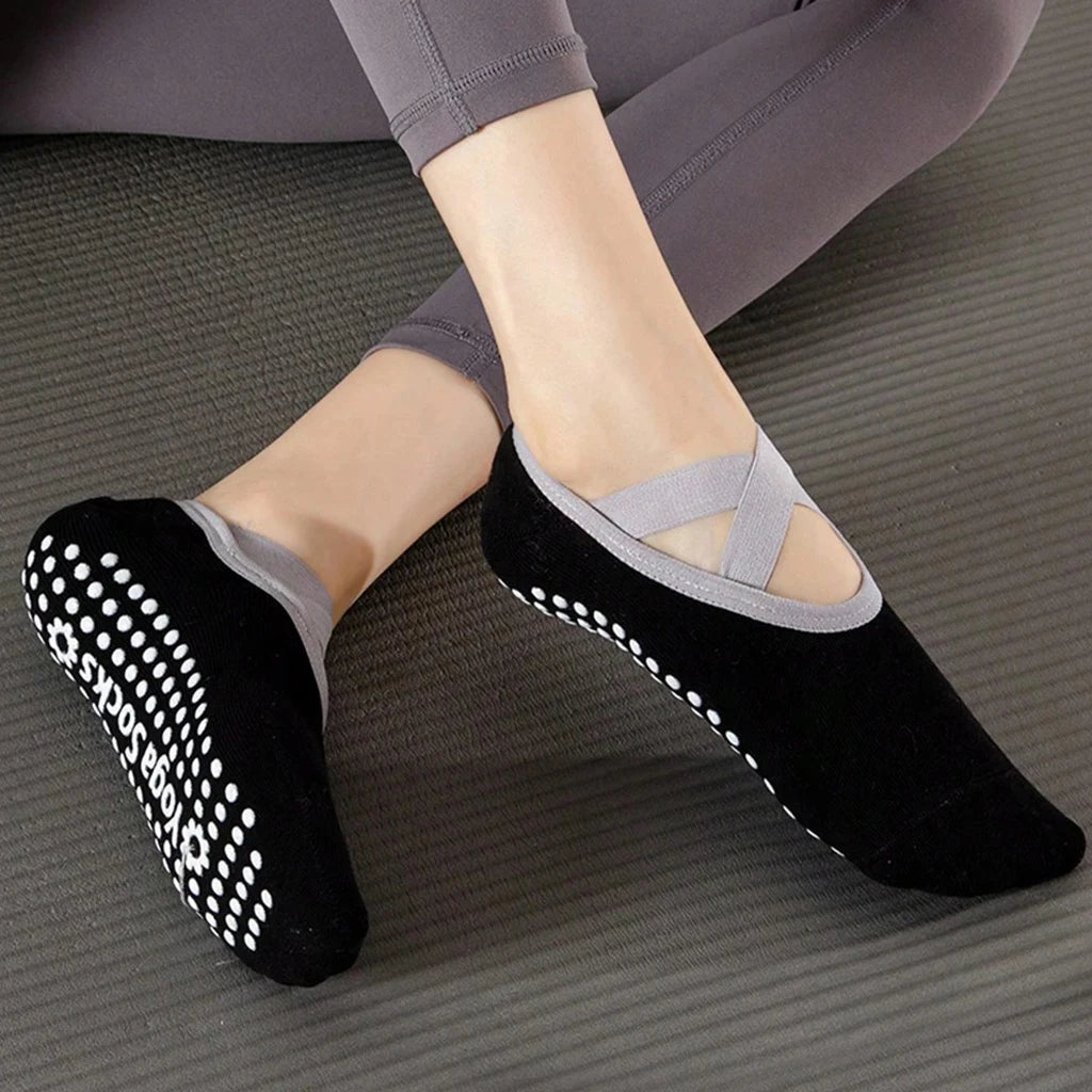 Non Slip Yoga Grip Socks for Pilates Ballet and Dance