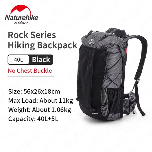 Naturehike Waterproof Ultralight Hiking Backpack With Rain Cover