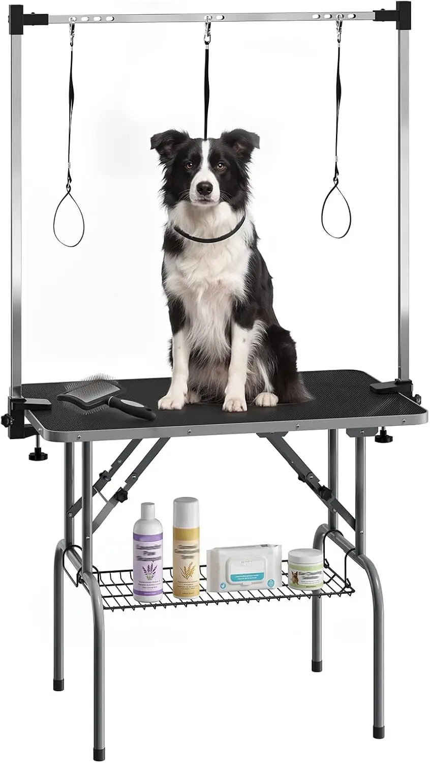 TWISTER.CK Professional Foldable Dog Grooming Table for Pets