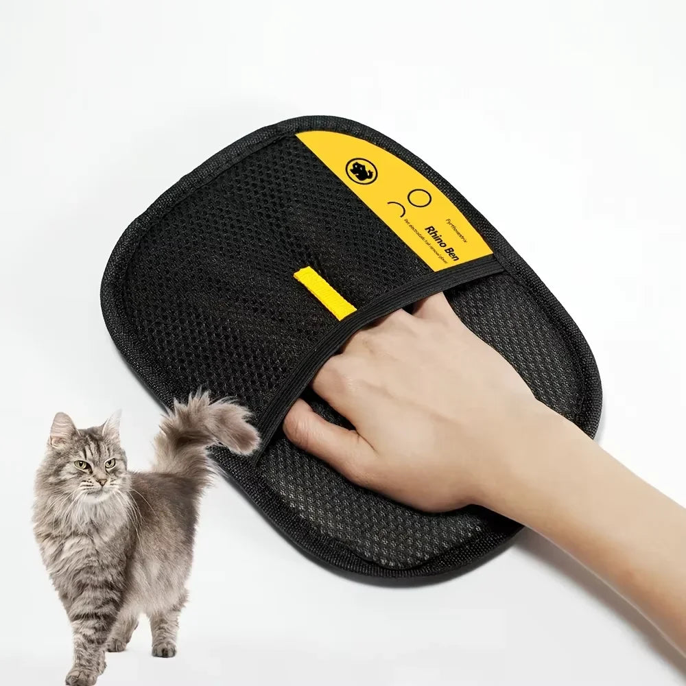Pet Grooming Deshedding Glove Hair Remover For Dogs And Cats