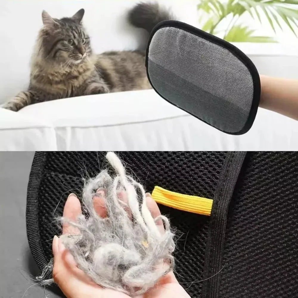 Pet Grooming Deshedding Glove Hair Remover For Dogs And Cats