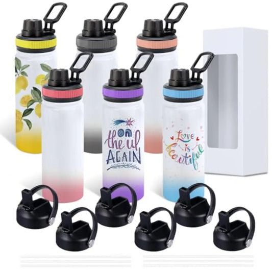 Sublimation Stainless Steel Sports Water Bottle Blanks With Wide Mouth