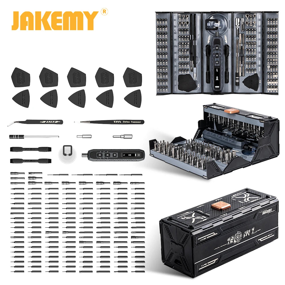 JAKEMY 180 In 1 Precision Magnetic Screwdriver Repair Tool Set
