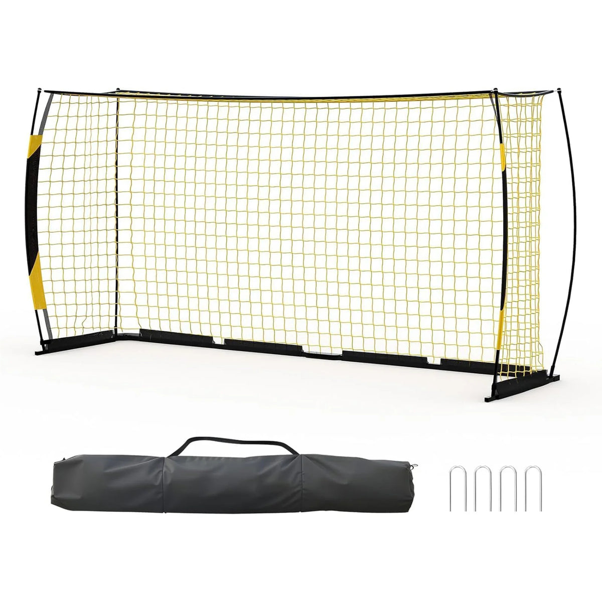 HiMISS Heavy Duty Foldable Soccer Goal for Backyard Training Net