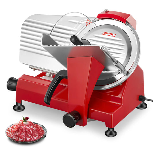 Commercial Electric Meat Slicer With Adjustable Thickness Stainless Steel Blade
