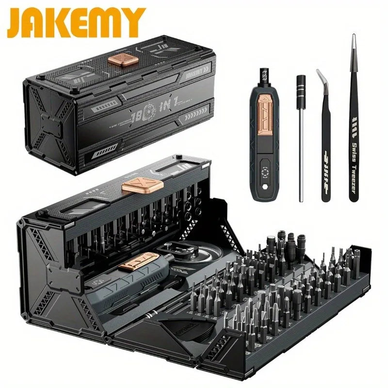 JAKEMY 180 In 1 Precision Magnetic Screwdriver Repair Tool Set