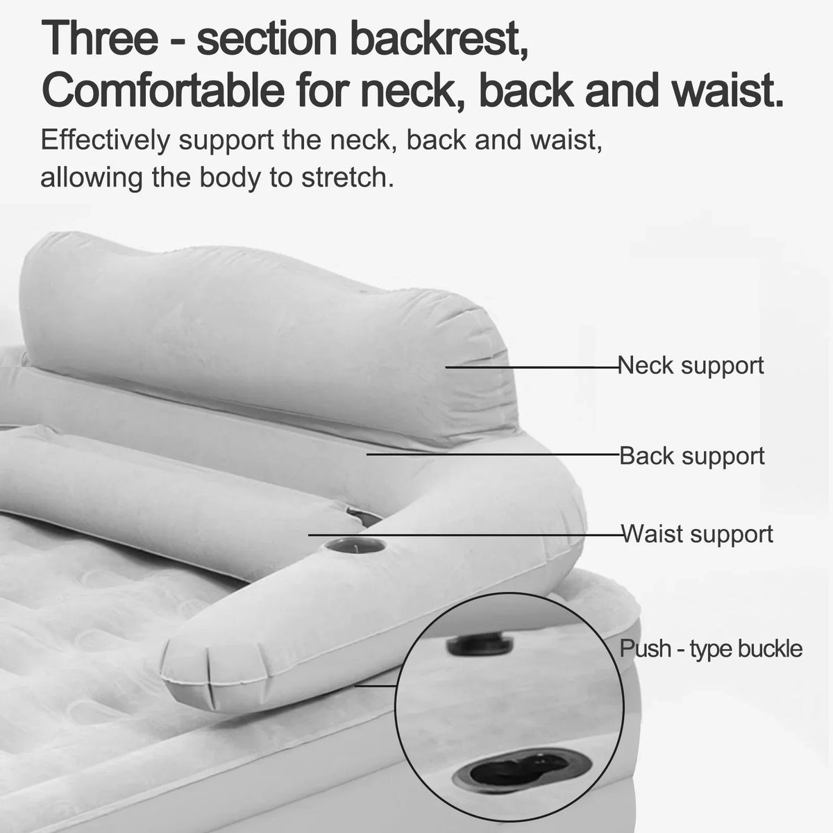 Automatic Inflatable Camping Mattress With Built In Pump for Indoor Outdoor Use
