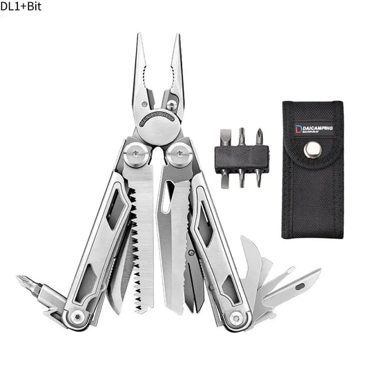 Daicamping DL30 Stainless Steel Folding Multi Tool With Pliers