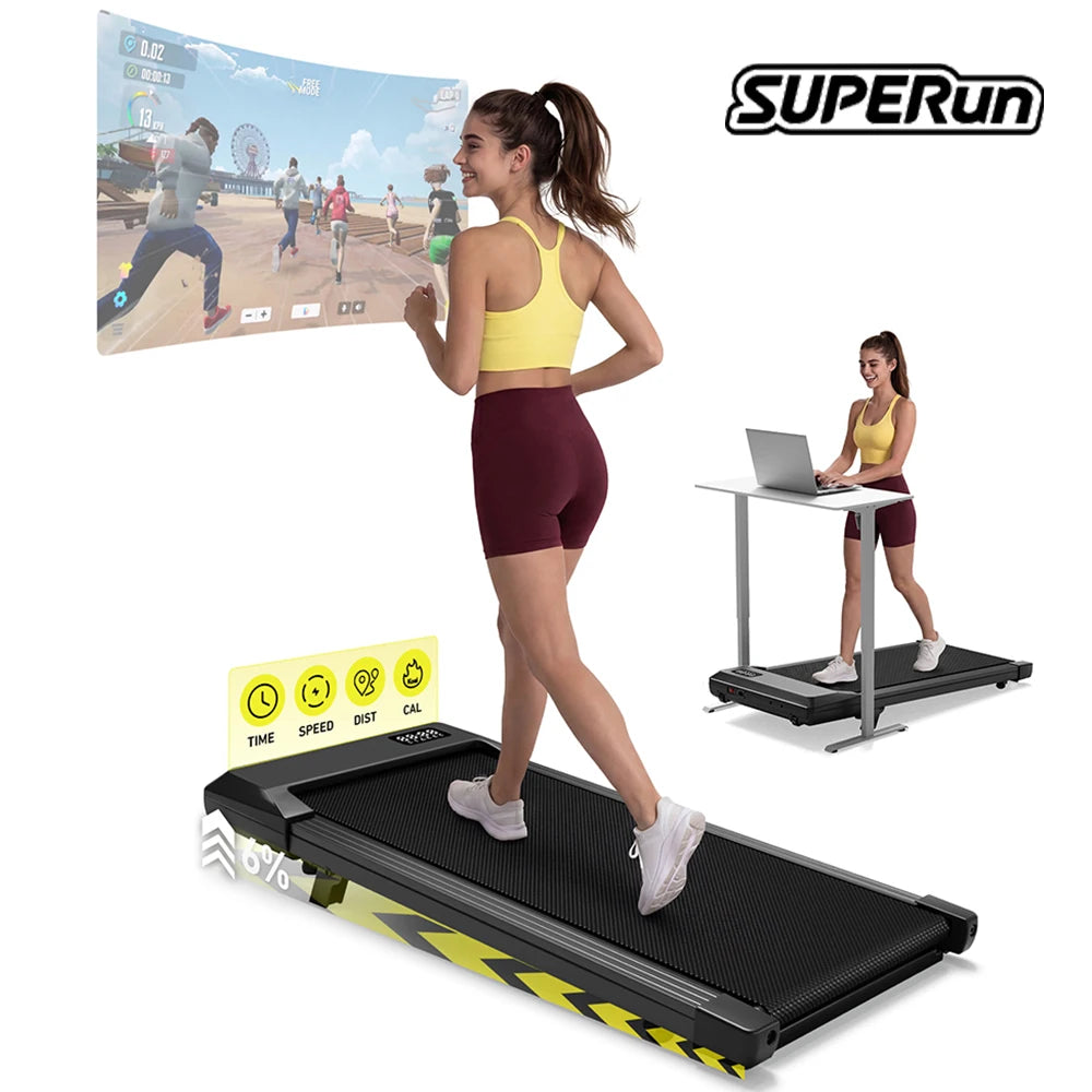 Superun Portable Walking Pad Treadmill for Home and Office Use