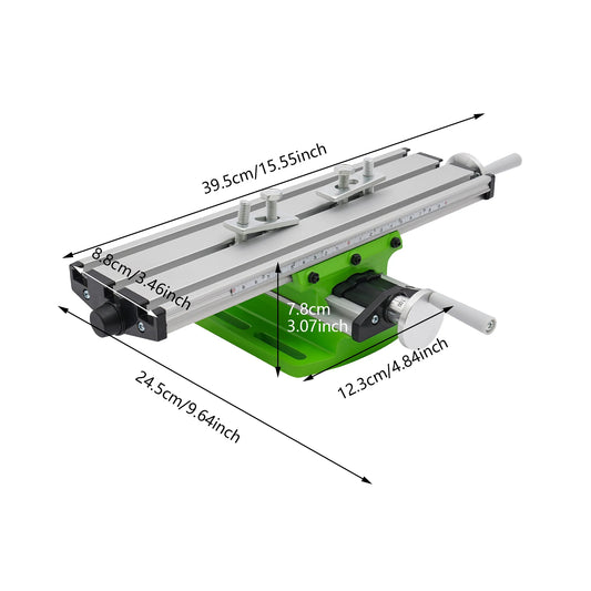 Multifunctional XY Cross Slide Milling Table for Bench Drills