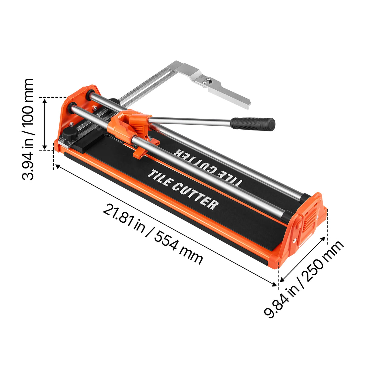 SucceBuy Manual Tile Cutter With Double Rails And Carbide Wheel